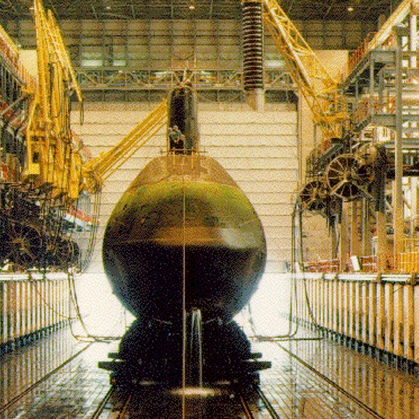 Nuclear Submarine Docking Cradles